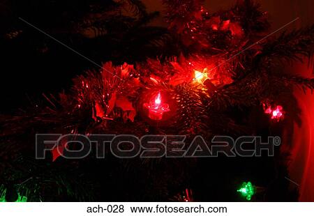 Christmas Tree Lights View Large Photo Image Stock Photo - Christmas Tree Lights. Fotosearch