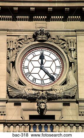 Clock Face Sydney Customs House Australia View Large Photo Image Stock Photo - Clock Face Sydney Customs House Australia. Fotosearch
