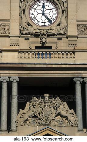 Clock on Old Customs House Sydney Australia View Large Photo Image Stock Image - Clock on Old Customs House Sydney Australia. Fotosearch