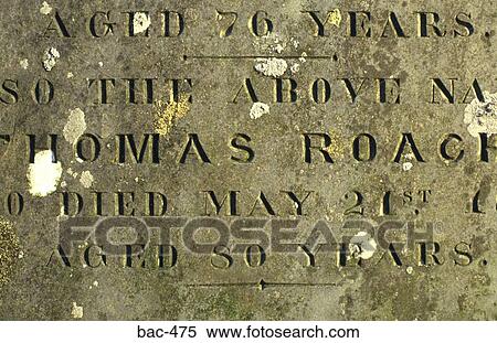 Close Up of Writing on Grave Stone View Large Photo Image Stock Photography - Close Up of Writing on Grave Stone. Fotosearch