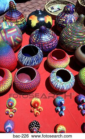 Colourful Pots on Red Cloth Zimbabwe View Large Photo Image Stock Photograph - Colourful Pots on Red Cloth Zimbabwe. Fotosearch
