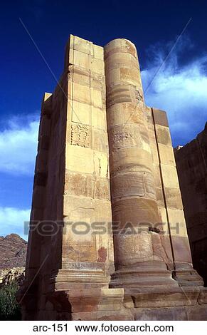 Column from Ruined Building Petra Jordan View Large Photo Image Stock Image - Column from Ruined Building Petra Jordan. Fotosearch