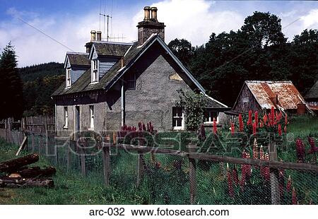 Cottage Scotland UK View Large Photo Image Stock Image - Cottage Scotland UK. Fotosearch