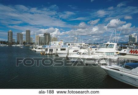Cruisers in Marina Gold Coast Queensland Australia View Large Photo Image Stock Photo - Cruisers in Marina Gold Coast Queensland Australia. Fotosearch