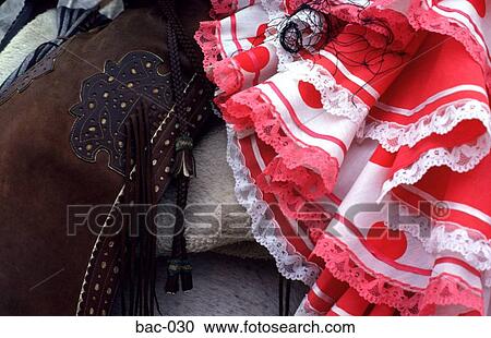 Stock Image - Detail of Riders in Seville. Fotosearch