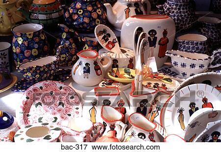 Display of Ceramic Tableware Australia View Large Photo Image Stock Photo - Display of Ceramic Tableware Australia. Fotosearch