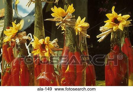 Display of Pickled Chillies on Craft Stall Australia View Large Photo Image Stock Photo - Display of Pickled Chillies on Craft Stall Australia. Fotosearch
