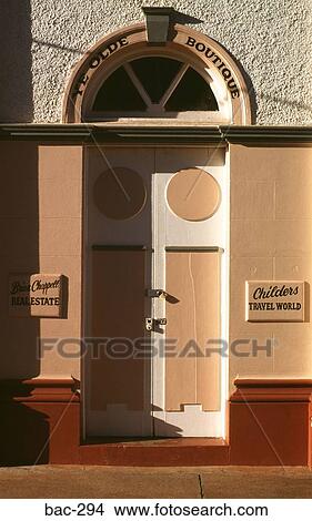 Doorway to Old Australian Building View Large Photo Image Picture - Doorway to Old Australian Building. Fotosearch