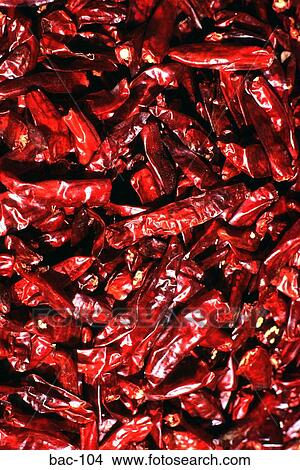Picture - Dried Red Chillies. Fotosearch