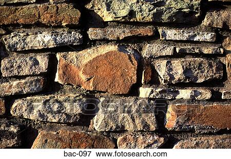 Dry Stone Wall View Large Photo Image Stock Photo - Dry Stone Wall. Fotosearch