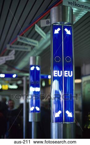 European Union Banners in Austrian Airport View Large Photo Image Stock Image - European Union Banners in Austrian Airport. Fotosearch