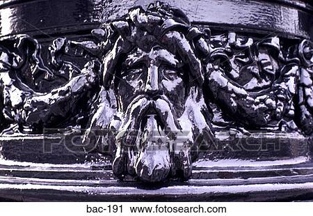 Face on Lamp-post Base View Large Photo Image Stock Image - Face on Lamp-post Base. Fotosearch