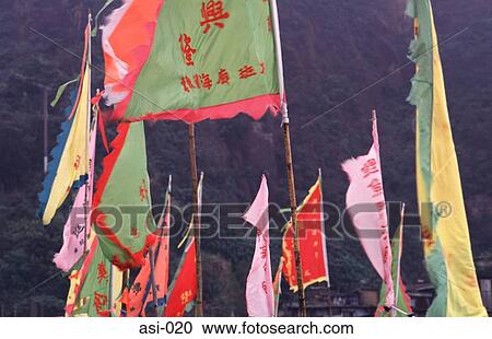 Festival Flags Hong Kong View Large Photo Image Stock Image - Festival Flags Hong Kong. Fotosearch