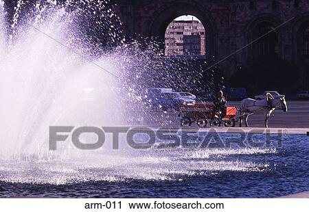 Fountain in Republic Square Yerevan Armenia View Large Photo Image Stock Image - Fountain in Republic Square Yerevan Armenia. Fotosearch