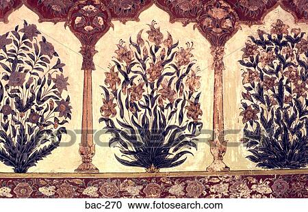 Fresco of Plants Pakistan View Large Photo Image Stock Image - Fresco of Plants Pakistan. Fotosearch