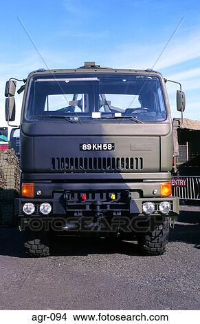 Front of Camouflaged Military Lorry UK View Large Photo Image Picture - Front of Camouflaged Military Lorry UK. Fotosearch