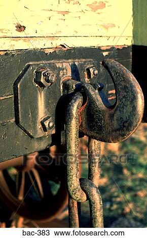 Hook and Chain on Railway Wagon View Large Photo Image Stock Image - Hook and Chain on Railway Wagon. Fotosearch