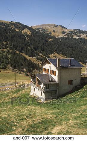 House in the Mountains Soldeu Andorra View Large Photo Image Stock Photo - House in the Mountains Soldeu Andorra. Fotosearch
