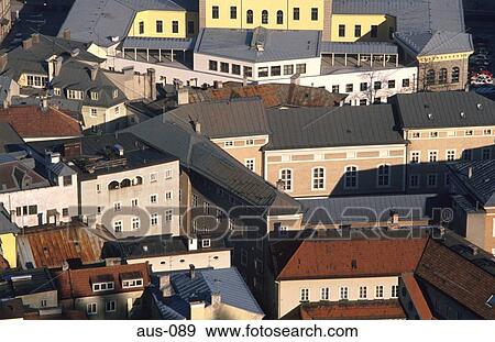 Houses in Salzburg Austria View Large Photo Image Stock Photo - Houses in Salzburg Austria. Fotosearch