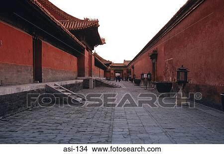 Picture - Inside the Forbidden City Beijing China. Fotosearch