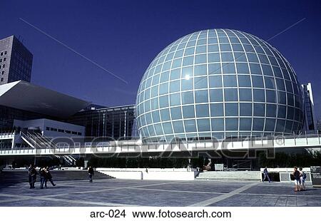 La Defense Dome Paris France View Large Photo Image Picture - La Defense Dome Paris France. Fotosearch