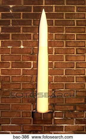 Large Pointed Candle Against Brick Church Wall View Large Photo Image Stock Photograph - Large Pointed Candle Against Brick Church Wall. Fotosearch