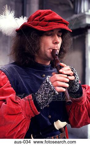 Medieval Costumed Musician Salzburg Austria View Large Photo Image Picture - Medieval Costumed Musician Salzburg Austria. Fotosearch