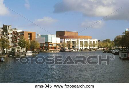 Modern Opera House Amsterdam The Netherlands View Large Photo Image Stock Photography - Modern Opera House Amsterdam The Netherlands. Fotosearch