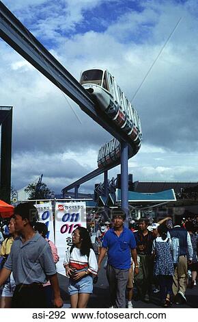 Monorail Taejon Korea Asia View Large Photo Image Stock Image - Monorail Taejon Korea Asia. Fotosearch