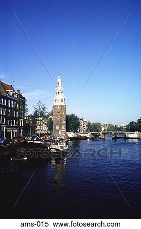 Montelbaan Tower Oude Shans Amsterdam View Large Photo Image Stock Photography - Montelbaan Tower Oude Shans Amsterdam. Fotosearch