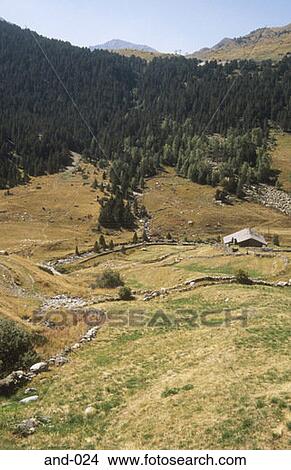 Mountainous Landscape Andorra View Large Photo Image Picture - Mountainous Landscape Andorra. Fotosearch