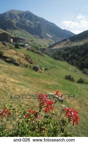 Mountainous Landscape Andorra View Large Photo Image Stock Photograph - Mountainous Landscape Andorra. Fotosearch