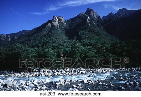 Mt. Kwongkumsong Sorak-san National Park Korea Asia View Large Photo Image Stock Image - Mt. Kwongkumsong Sorak-san National Park Korea Asia. Fotosearch