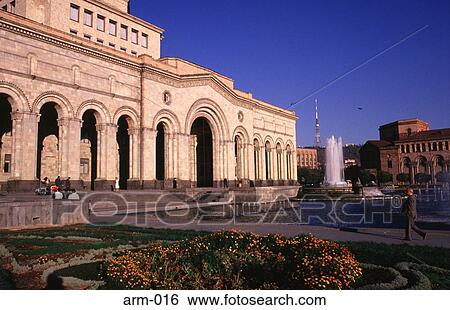 Museum Facade Republic Square Yerevan Armenia View Large Photo Image Stock Photograph - Museum Facade Republic Square Yerevan Armenia. Fotosearch