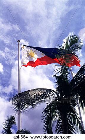 National Flag The Philippines Asia View Large Photo Image Picture - National Flag The Philippines Asia. Fotosearch