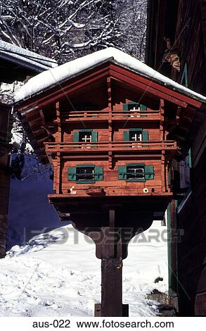 Nesting Box in the Shape of a House Austria View Large Photo Image Stock Image - Nesting Box in the Shape of a House Austria. Fotosearch