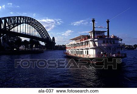Old Boat by Sydney Harbour Bridge Australia View Large Photo Image Stock Photo - Old Boat by Sydney Harbour Bridge Australia. Fotosearch