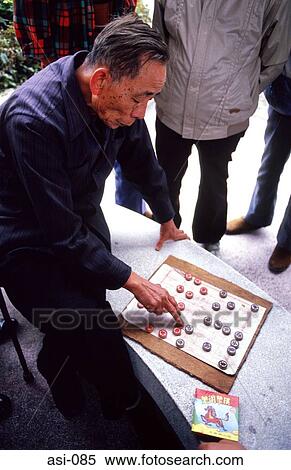 Old Man Playing Chinese Game Hong Kong View Large Photo Image Stock Photography - Old Man Playing Chinese Game Hong Kong. Fotosearch
