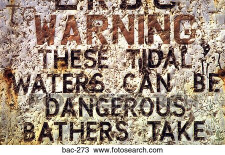 Old Tidal Warning Sign UK View Large Photo Image Stock Image - Old Tidal Warning Sign UK. Fotosearch