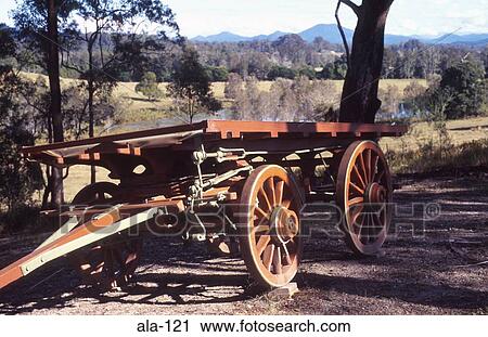 Old Wooden Flat Wagon by Fields Australia View Large Photo Image Stock Image - Old Wooden Flat Wagon by Fields Australia. Fotosearch