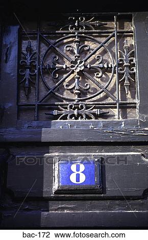 Stock Image - Parisian Door. Fotosearch