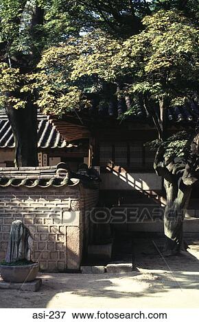 Pavilion Chandgok Palace Seoul Korea Asia View Large Photo Image Stock Photo - Pavilion Chandgok Palace Seoul Korea Asia. Fotosearch