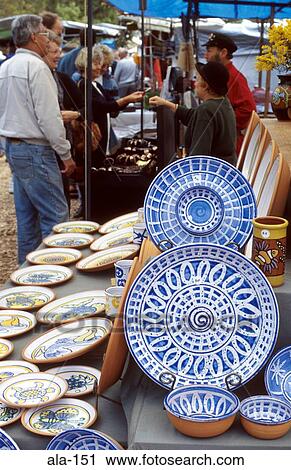 Plates and Ceramics on Display on Stall Australia View Large Photo Image Stock Image - Plates and Ceramics on Display on Stall Australia. Fotosearch