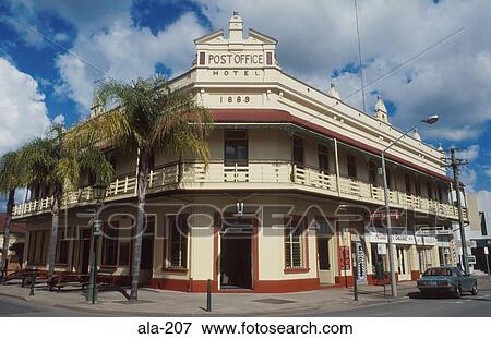 Stock Photo - Post Office Building in Rural Australia. Fotosearch