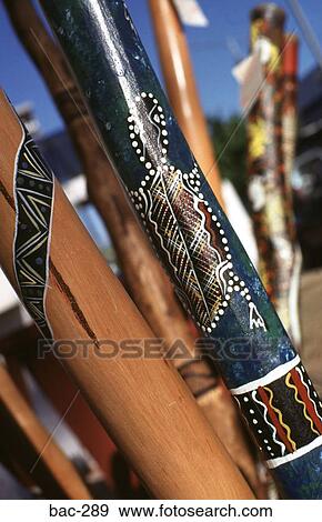 Rack of Didgeridoos Australia View Large Photo Image Stock Photo - Rack of Didgeridoos Australia. Fotosearch