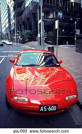 Red Sports Car on a Sydney Street NSW Australia View Large Photo Image Stock Image - Red Sports Car on a Sydney Street NSW Australia. Fotosearch