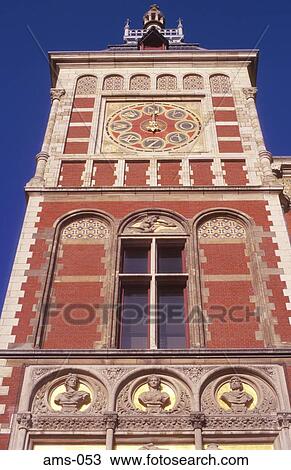 Renaissance Tower with Wind Indicator Amsterdam View Large Photo Image Stock Image - Renaissance Tower with Wind Indicator Amsterdam. Fotosearch