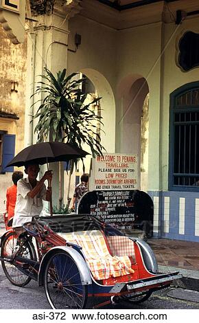 Rickshaw and Puller Penang Malaysia Asia View Large Photo Image Stock Image - Rickshaw and Puller Penang Malaysia Asia. Fotosearch