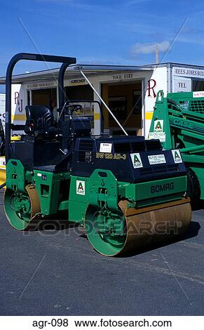 Road Rolling Machine at Agricultural Show UK View Large Photo Image Stock Photo - Road Rolling Machine at Agricultural Show UK. Fotosearch