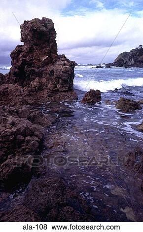 Rock Formation in the Sea Port Macquarie Australia View Large Photo Image Stock Photo - Rock Formation in the Sea Port Macquarie Australia. Fotosearch